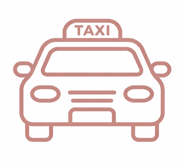 計程車 / 自行前往